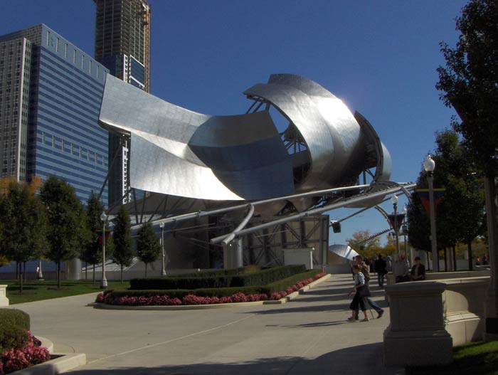Фрэнк Гери (Frank Gehry): Jay Pritzker Pavilion, Millennium Park, Chicago, Illinois, USA, 2004